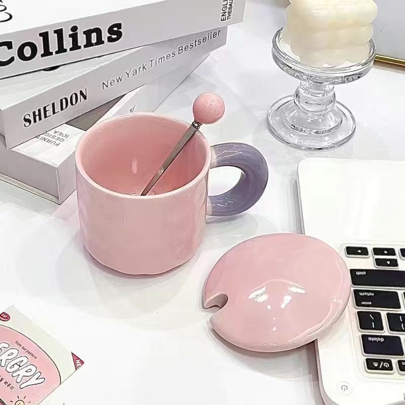 Mug New Water Cup Gift Couple Birthday High-Looking Milk Student Cute Gift