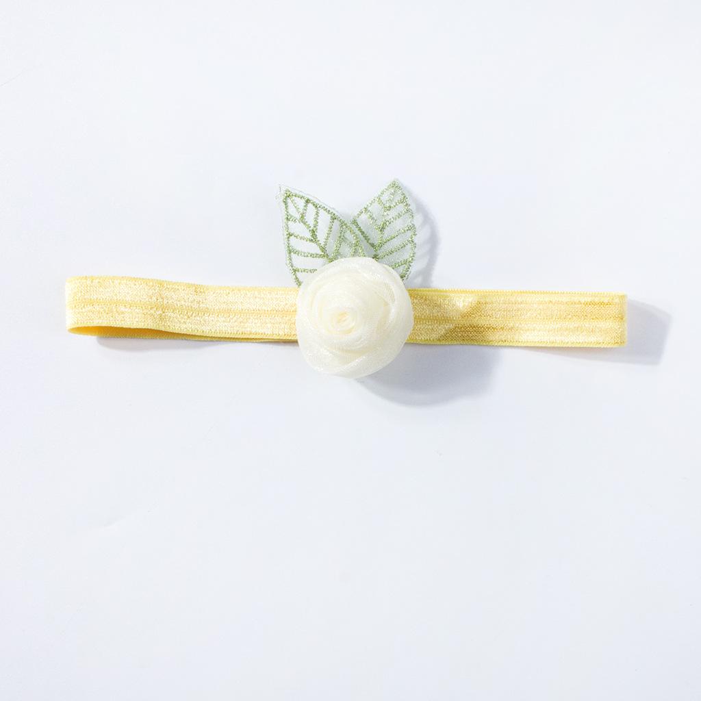 New European & American Style Baby Headbands: Cute 3D Rose Elastic Hair Bands,Soft & Comfortable for Infants & ToddlersPerfect
