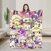 Dense Real Mix Collage Lyna Vallejos  Blanket Ultra-Soft Flannel Relax Present  Throw Blankets Plush Thin Quilt