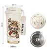Labubu Thermos Cup High Value 316 Stainless Steel Coffee Cup Couple Student Portable Water Cup Gift Cup