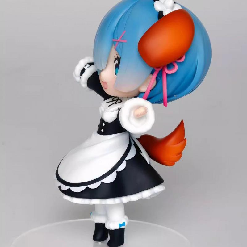 Puppy Rem Figure from Scratch, Another World Life, Anime Beautiful Girl Series Doll Chassis Small Ornament