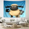 Sheep And Shaun Adventure Tapestry, Unique Design Tapestry, Wall Decor for Bedroom,Livingroom, Playroom,Heartwarming Fan Holiday Gifts