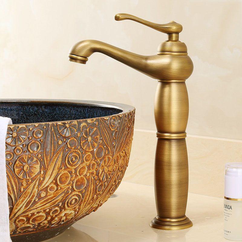 OEING European Retro Gold Basin Faucet