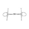 Full Cheek Horse Snaffle Bit Rustfritt stål Ring Farm Joint Bit for 125 mm Hestemunn