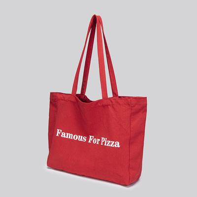 2025 nouveau style coréen simple est rouge sac à bandoulière en toile fine grand capacité sac fourre-tout portable