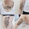 Plain Flower Bohemian Blue Rose Mermaid Waterproof Tattoo Sticker Simulation Water Transfer Sample Sticker