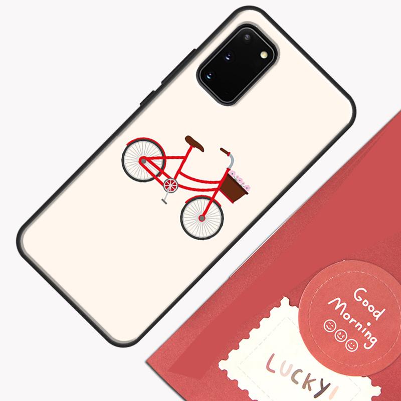 Bike Cycling Art Case For Samsung Galaxy S22 S21 S23 Ultra Note 20 S8 S9 S10 Note 10 Plus S20 FE Back Cover