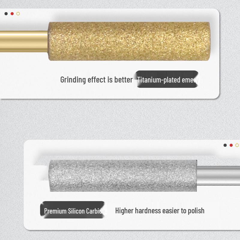 Electric Chainsaw Chain Sharpener Set with Abrasive Grinding Heads