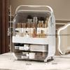 High-Grade Acrylic Cosmetic Storage Box Dustproof Desktop Organizer Rack for Vanity Skincare Makeup