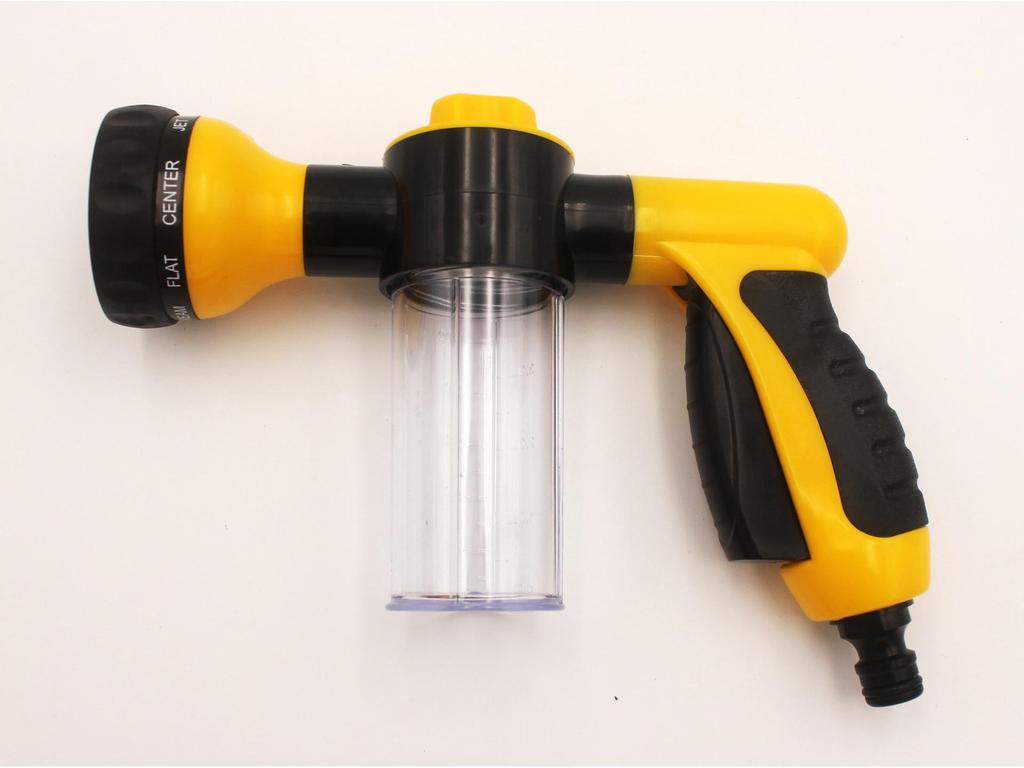 High-Pressure Car Wash Foam Water Gun Set with 4-Connector Hose