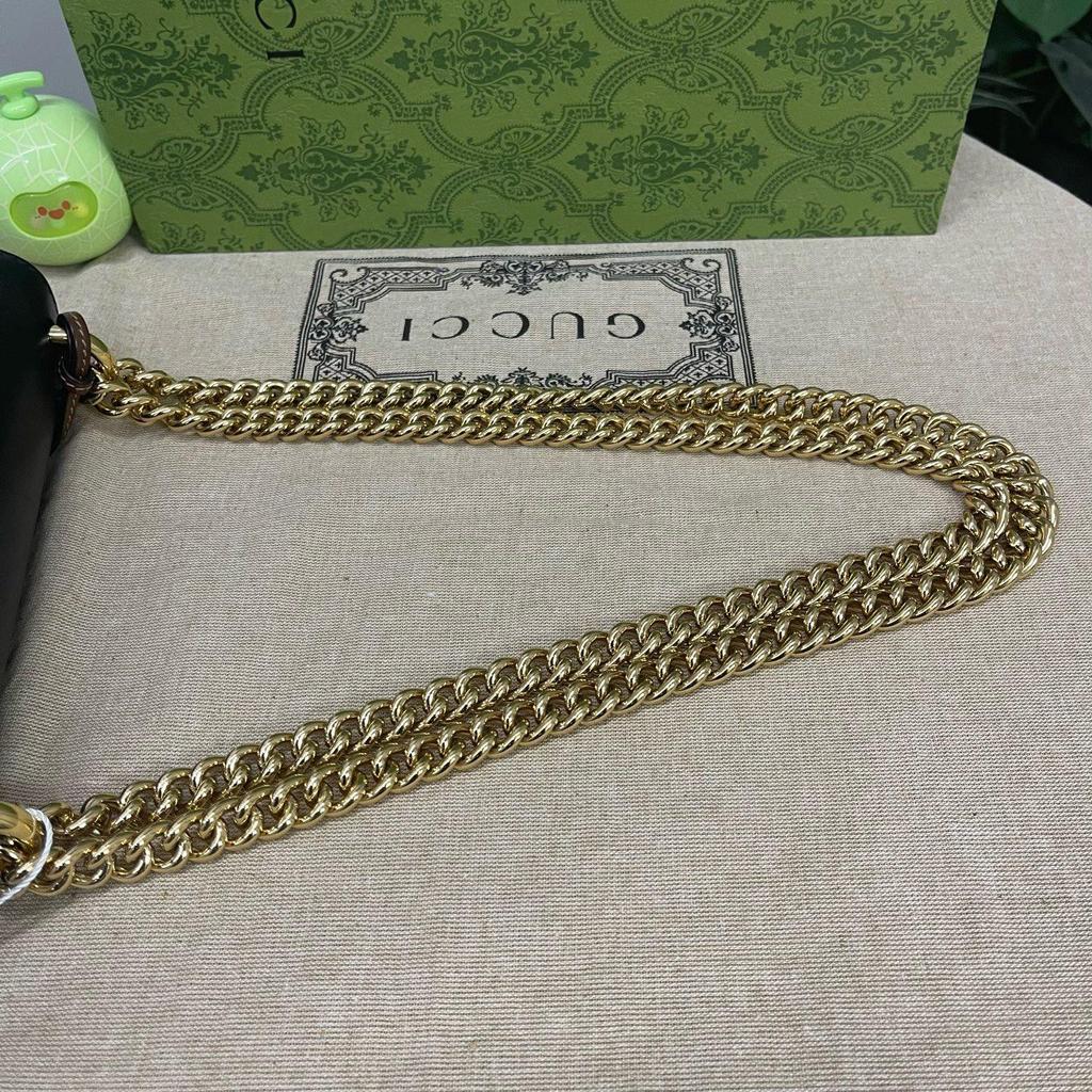 [Pre-Owned] Padlock Moonlight Treasure Box Series Metal Lock Logo Canvas And Leather Crossbody Bag Small - Very Good #1OGD6JK
