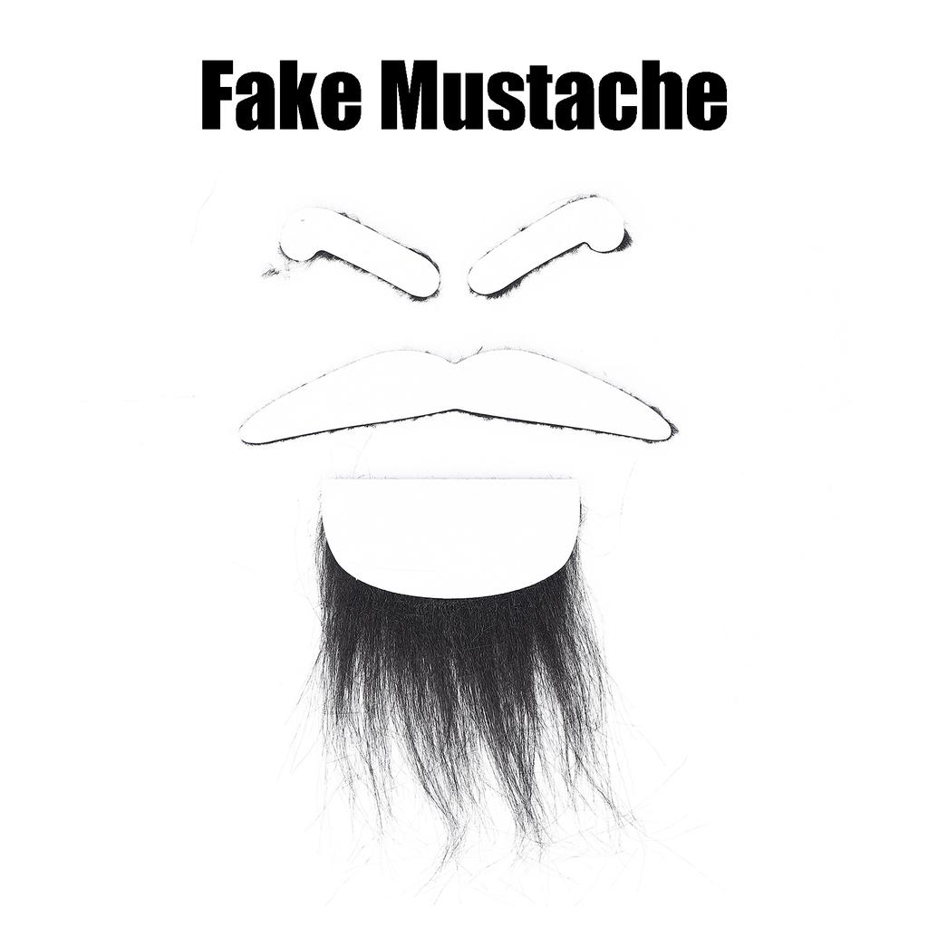 Halloween Beard Mustache Eyebrow Costume Party Decoration Beard Facial Hair Mustache Prop