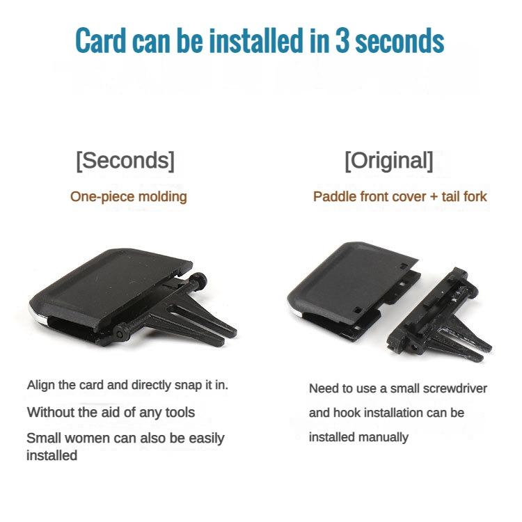 Suitable for 17-21 New Volkswagen Tiguan Air Conditioning Vent Paddles and Car Wind Direction Adjustment Buckle Accessories