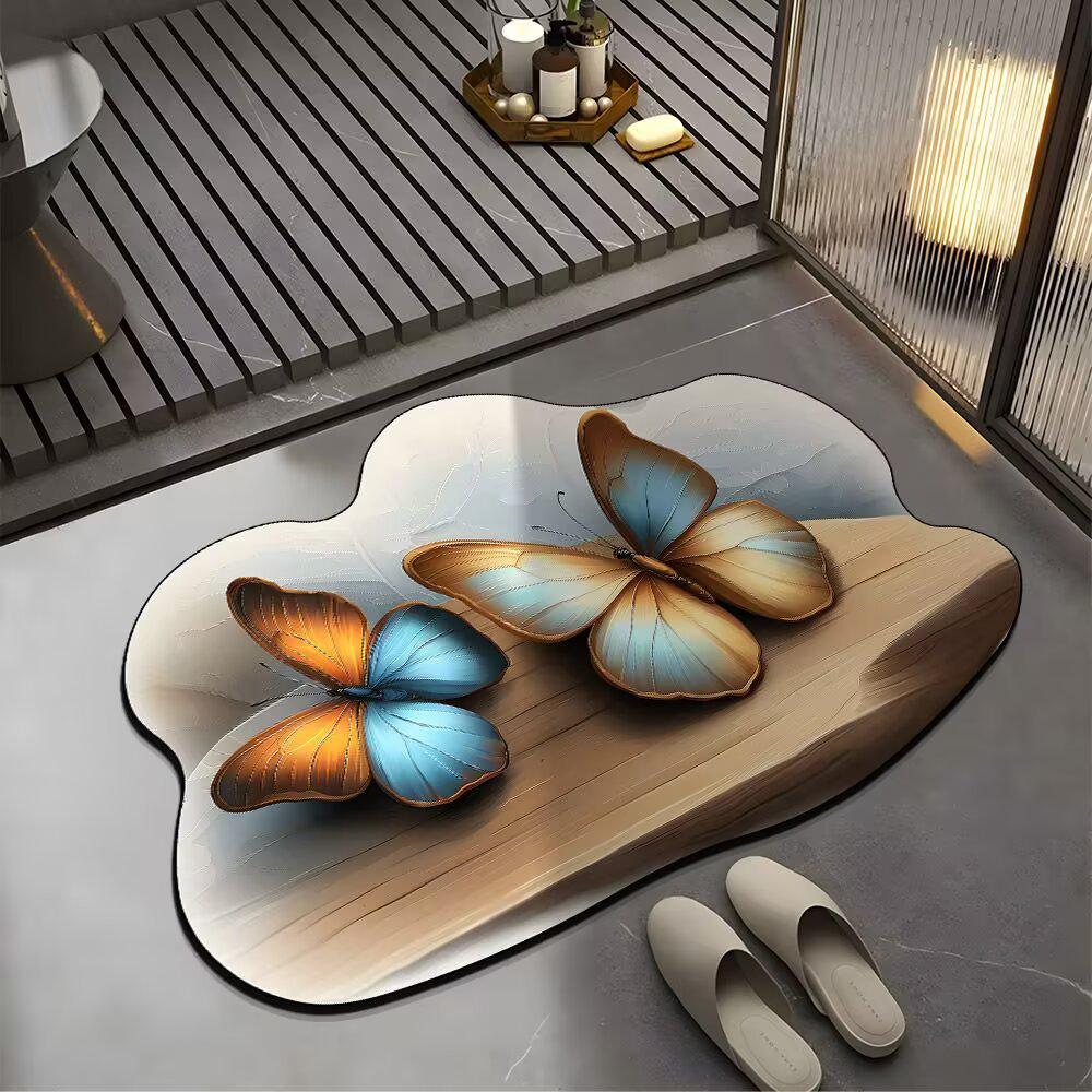 Diatom Mud Stain-Resistant Quick-Dry Bathroom Mat