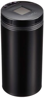 SEIWA Car Accessories Ashtray Solar Can Ash 3 Long Drink Holder Type Black with LED W650