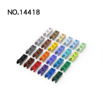 20 Stück MOC Kompatible Bausteine 14418 Platte Modifiziert 1 x 2 mit Kleiner Kugelpfannen-Aufnahme am Ende Bausteine Teile DIY
