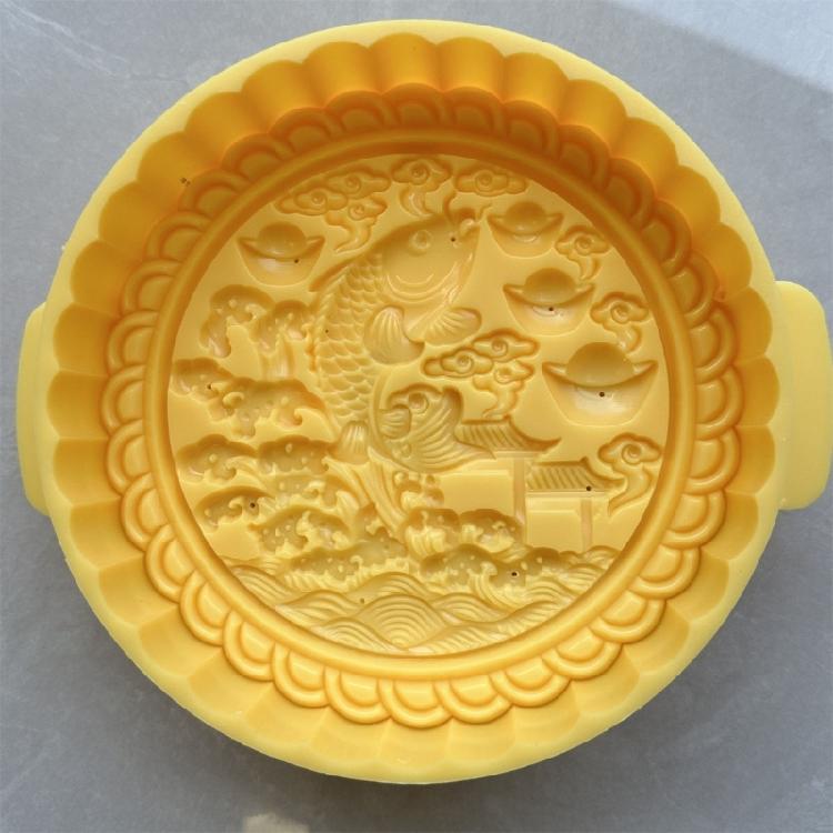 Oversized Mooncakes Making Mold Festival Dessert Molds Cookie Stamp Hand Press Plastic Pastries Mould for Baking Lover