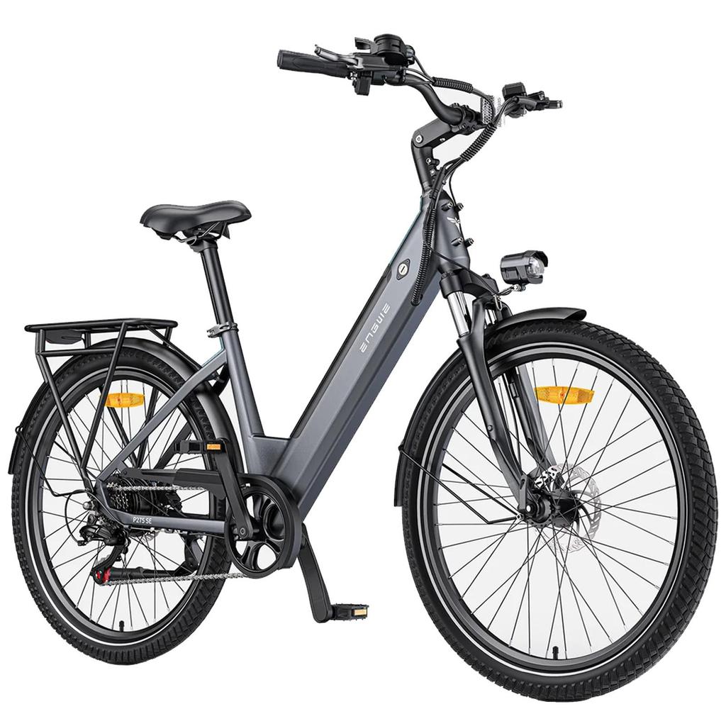 Electric Bicycle Engwe P275 SE 27.5" 250W Motor 36V 13AH 7 Speed Front And Rear Disc Brake Top Speed 25Km/h LCD Display Grey