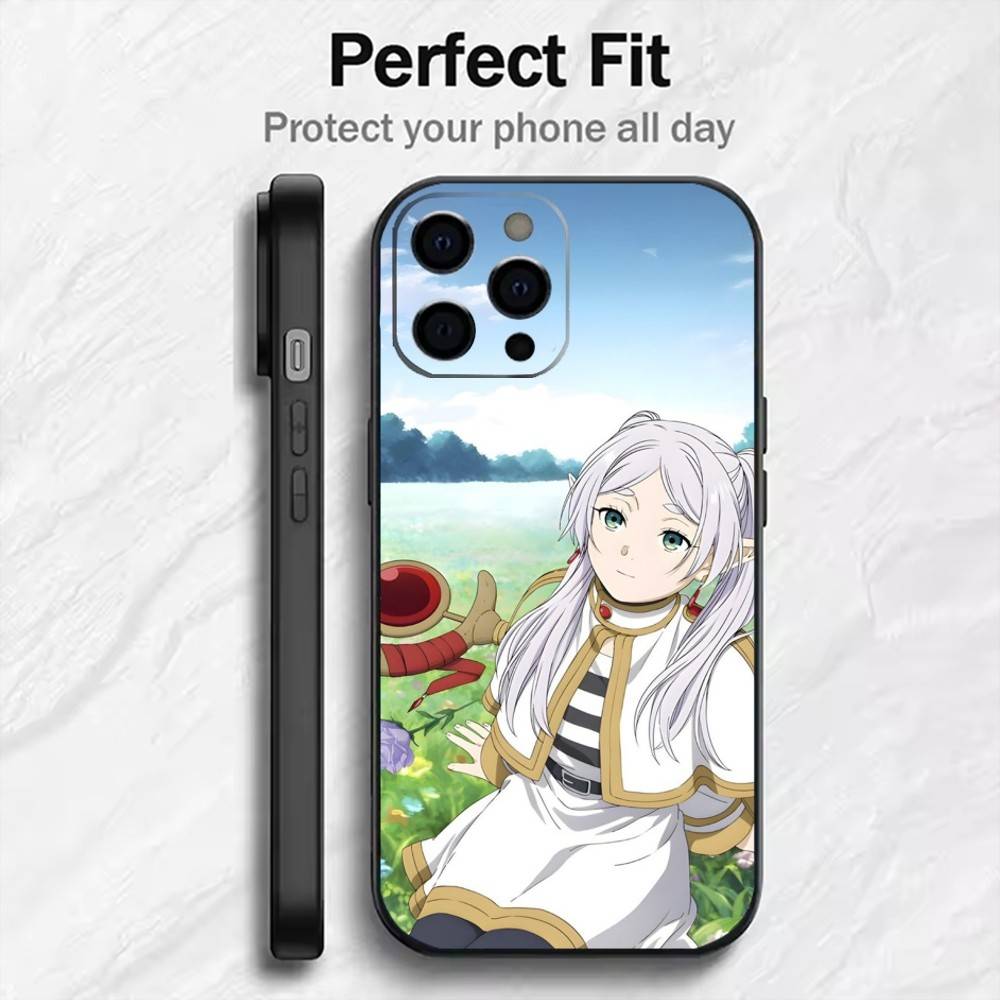 

F-Frienrin Phone Case For iPhone17,16,15,14,13,12 Plus,Max Soft Silicone Black Cover iPhone15promax