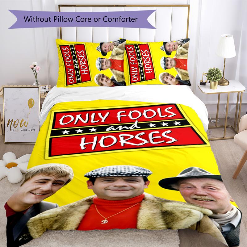 Only Fools and Horses 3pcs Bedding Set Duvet Cover Closure Includes 1 Duvet Cover & 2 Pillowcases for All Seasons Bedroom Home Dorm Decor