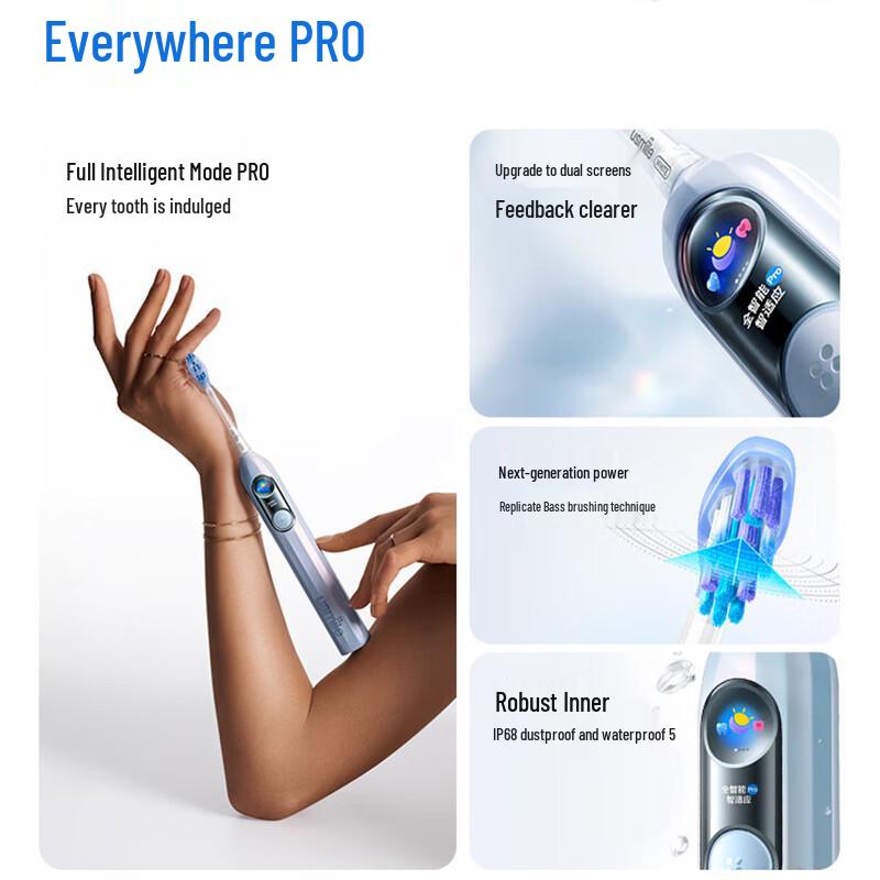 usmile Y30Pro AI Smart Sonic Electric Toothbrush CN plug (adapter included)