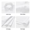 ROMON Men's Short Sleeve Stand Collar Slim Fit Shirt