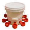 Automatic Chicken Water Dispenser, 9.1L Bucket Dispenser with