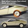 1/24 Stopowy Odlewany Model Samochodu Tesla ROBOTAXI Symulacja Dźwięku i Światła Ozdoba dla Chłopców Zabawki Halloweenowy Prezent