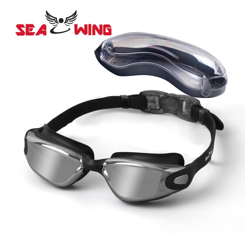High-definition Swimming Goggles for Adults, Anti-fog Electroplated Swimming Goggles, Myopia Protective Goggles, Silicone Waterproof Swimming Goggles