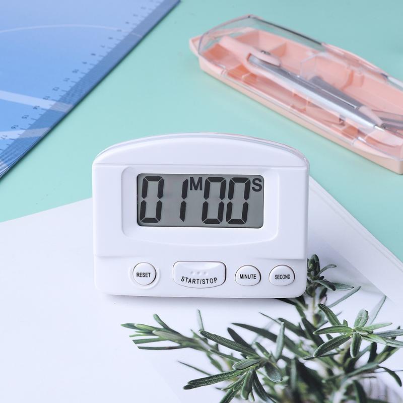 Digital Count Up & Down Timer LCD Display Easy Operation Buttons for Cooking Baking Study Sports Training Timing