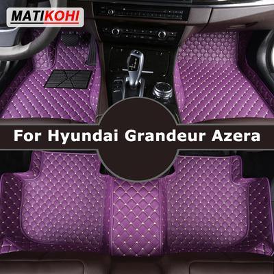 BFY1 MATIKOHI Custom Car Floor Mats For Hyundai Grandeur Azera Auto Carpets Foot Coche Accessorie