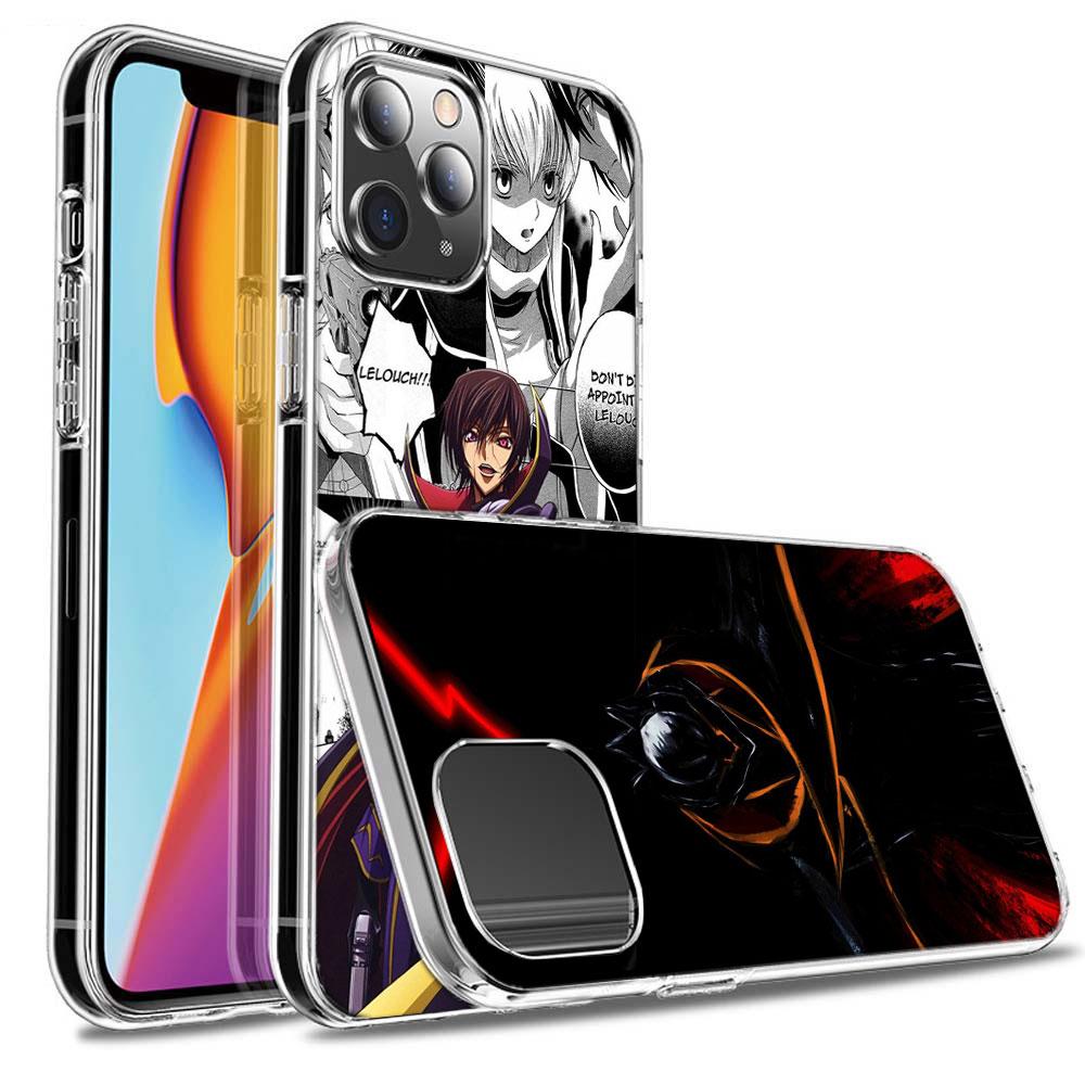 Code G-Geass Zero Anime Handyhülle Für Iphone 16E 15 Pro 14 Plus 17E 16 17 Pro Max Air 11 12 13 Mini Stoßfeste Hülle Niedliche Abdeckung