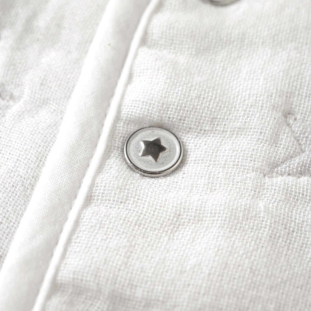 10mois Fukufuku Gauze Vest with Sleeves (Dimowa) (6-layer gauze)