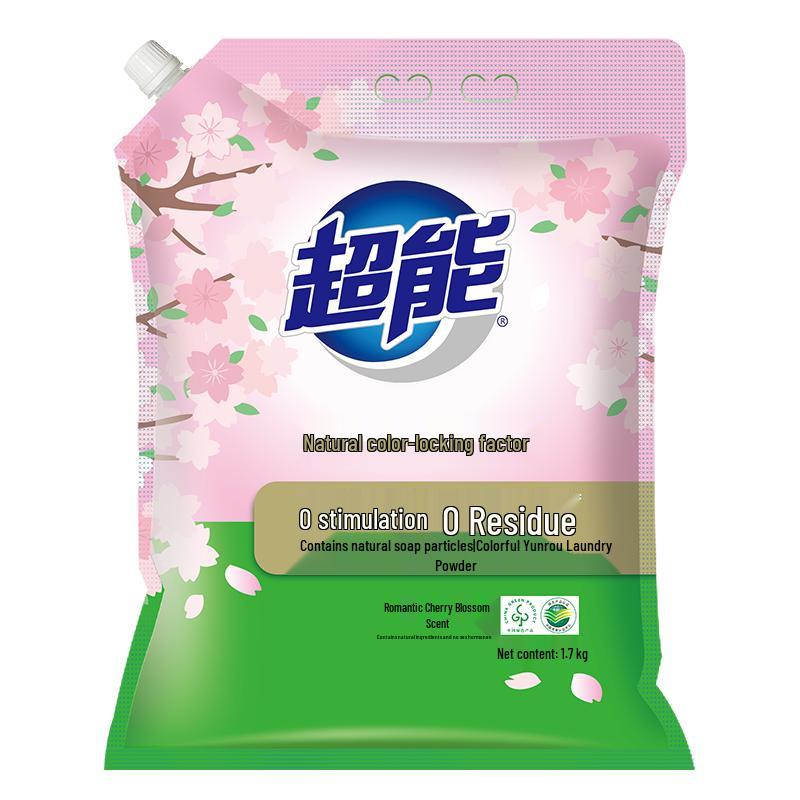 

ChaoNeng Colorful YunRou Washing Powder, Cherry Blossom Scent