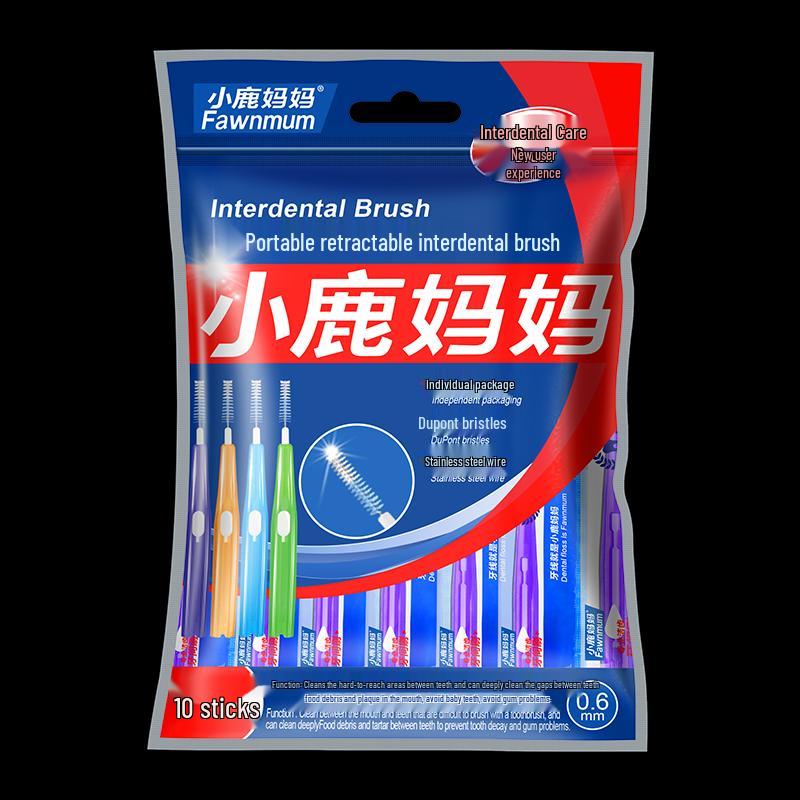 Xiao Lu Mama I-Type SSSS Interdental Brushes (10-Pack)