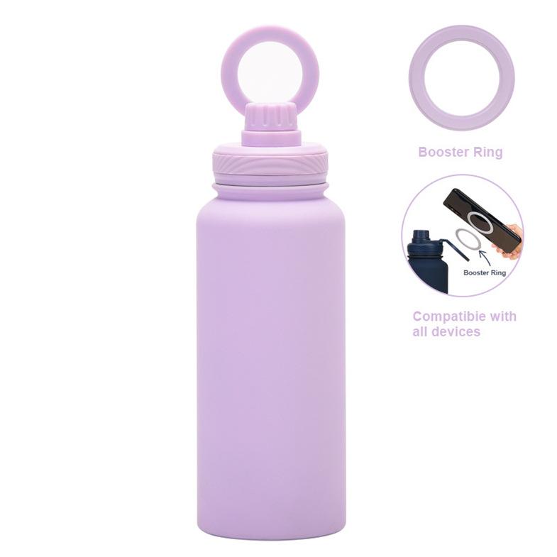 Magnetic Lid Sports Water Bottle