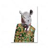 Koala Highland Cow Pauw Portrait Poster Gift Fun Fashion Alligator Deer Queen Rhino Print Animal Canvas Oil Painting Home Decor