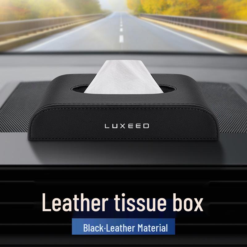 

Luxe S7/R7 Car Leather Tissue Box Accessory