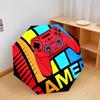 1PC Game theme Umbrella Portable Folding Umbrella Iron Frame Hole Bone Structure Outdoor Home Umbrella A9