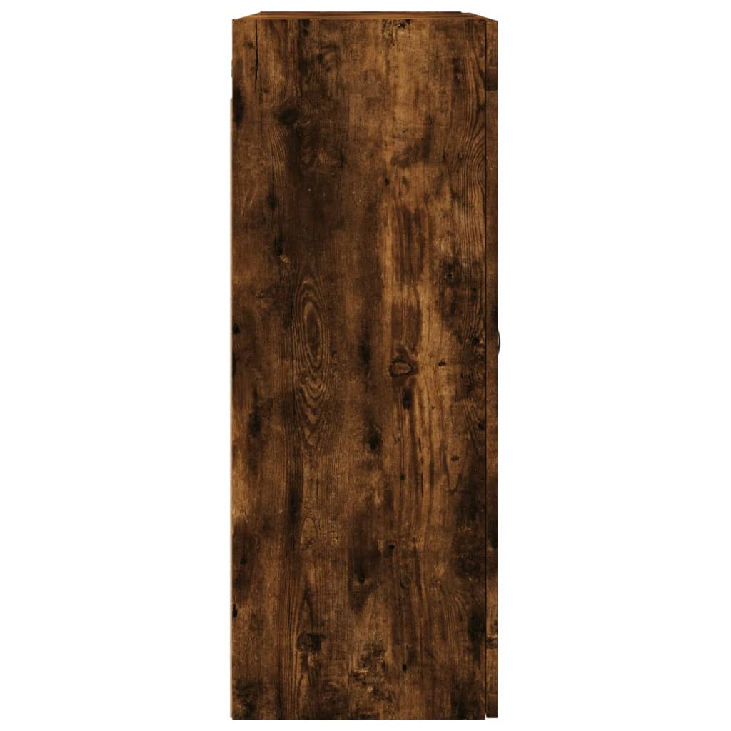 Wall Cabinet Smoked Oak 69.5 x 34 x 90 cm Particleboard