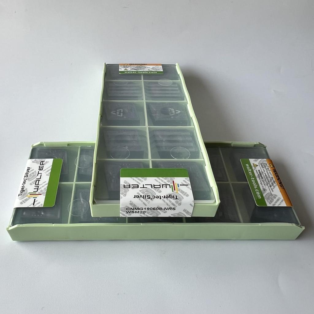 WALTER / CNMG190608-NRS WSM20 / Carbide CNC Blade 10 Pcs