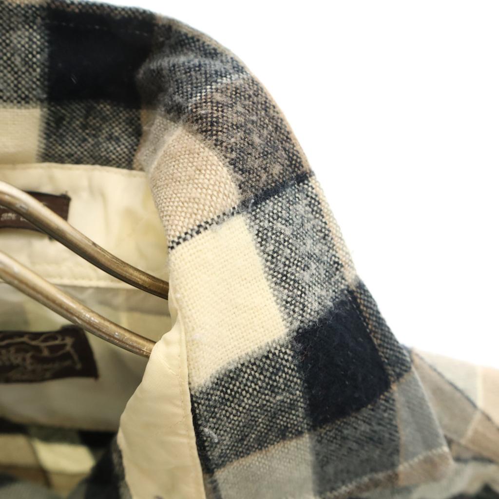 COUNTRY Squire byBlock 80er Jahre Vintage Karos Langarmhemd Grau Herren Gebraucht