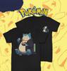 2026 Pokemon Snorlax Gengar Anime Men's T-shirt Women Kawaii Cartoon Print Streetwear Casual Top Summer Graphic Parent-child ...