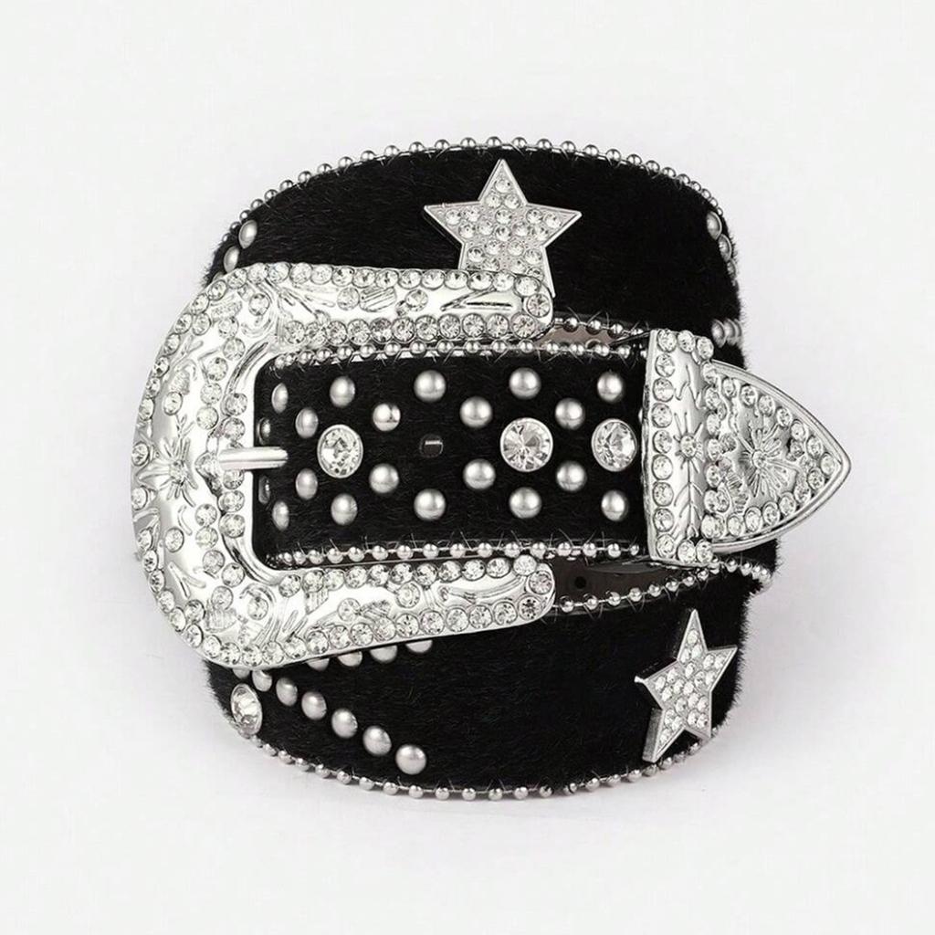 Subculture Belt Y2K Rivet Studded Belt for Jeans Shorts Belt Women Waist Decors Pants Waist Belt Girl Waist Accessories