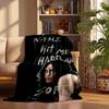 Billie eilish Custom Flannel Blankets Soft Warm Cozy Throws for Home Decor Holiday Gifts