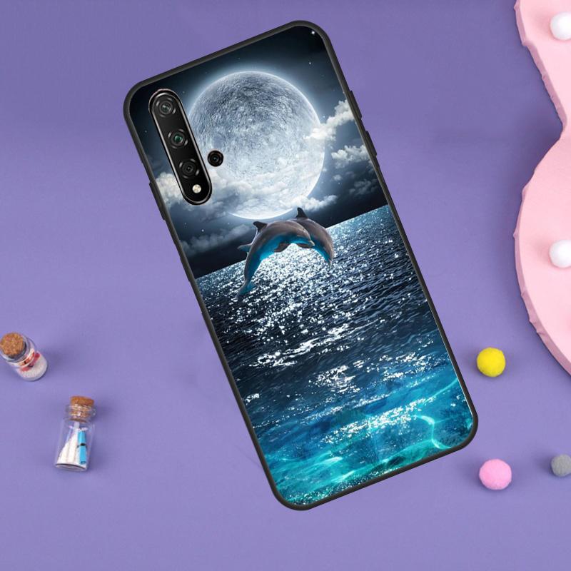Animal Dolphin For Huawei Nova Y61 Y60 Y70 Y72 Y73 Y90 Y91 9 10 SE 7i 8i 11i 12i P30 P40 Lite P60 Pro Case