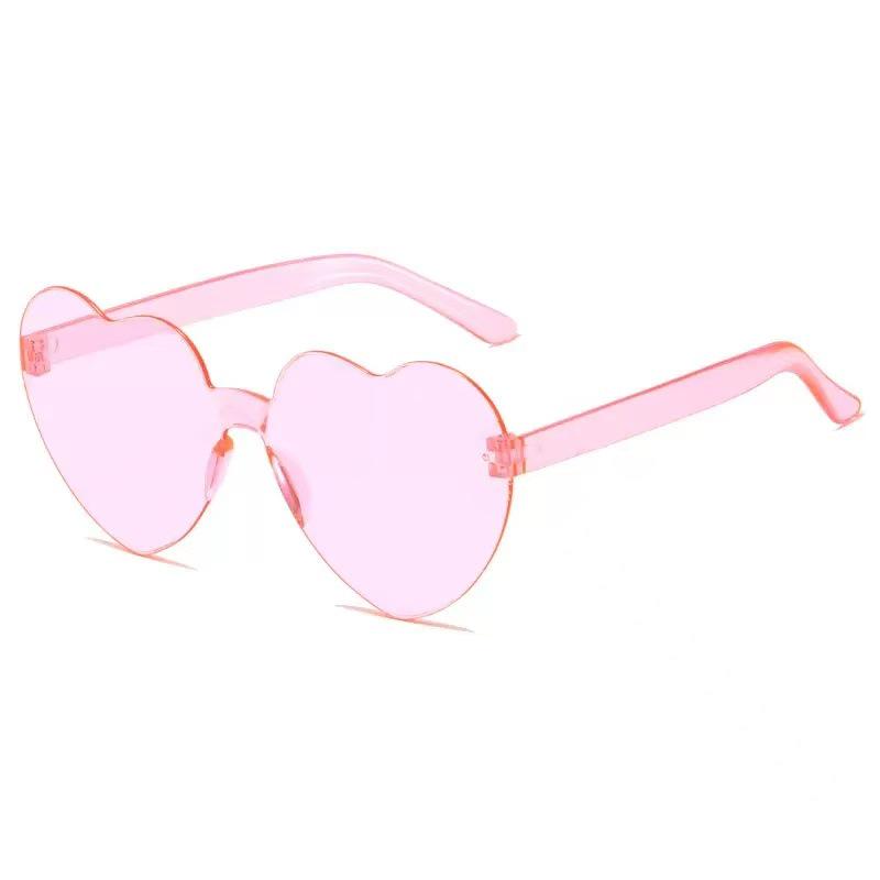 Flame Sunglasses - Trendy Frameless UV Protection Candy Color Shades for Dance Parties
