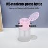 60Ml Empty Press Pump Dispenser Plastic Lockable Leak-Proof Nails Polish Remover Pressed Bottle Makeup Tools Liquid Storage