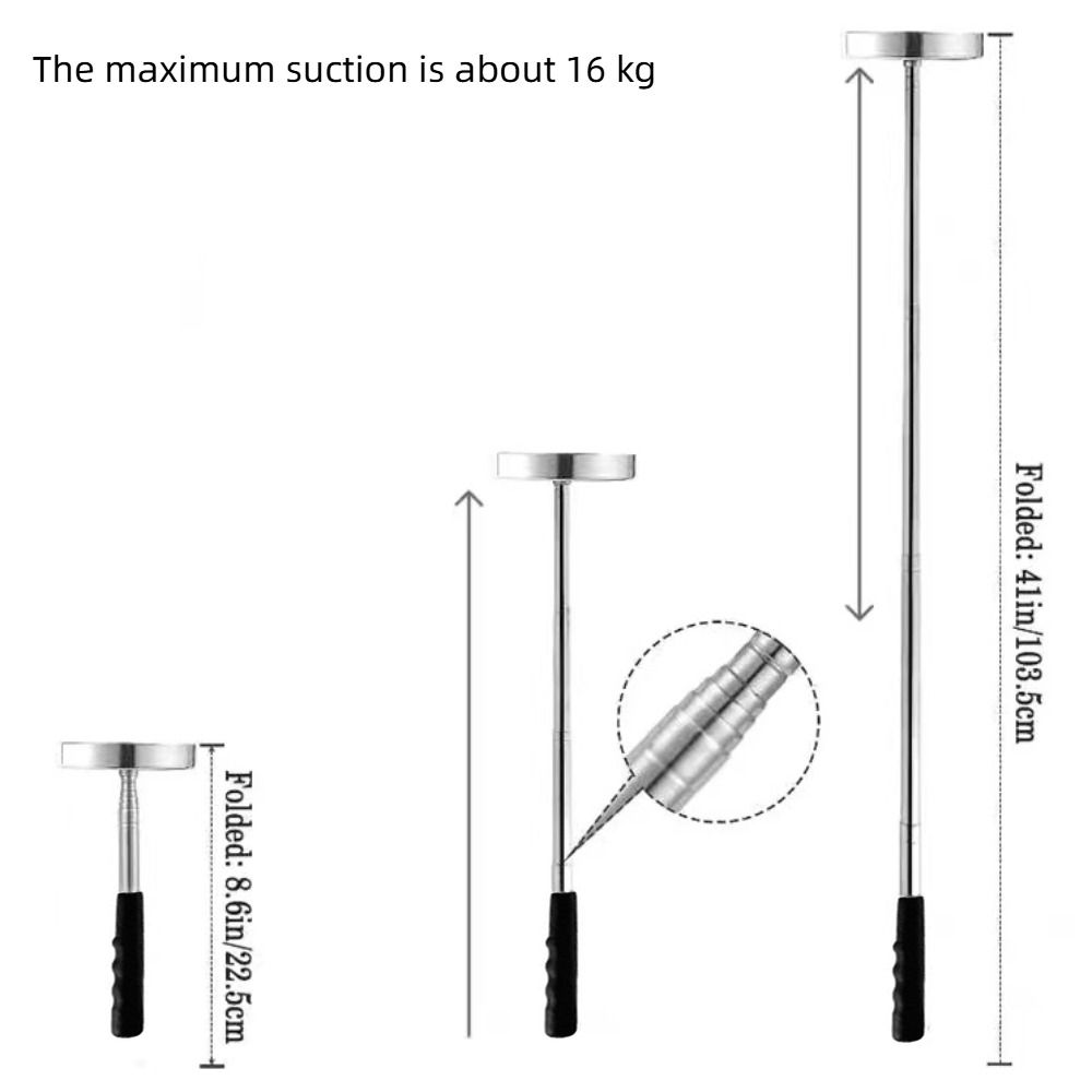 Retractable Screws Parts Finder Telescoping Magnet Sweeper Stick Magnetic Pickup Tool  Workshop