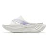 Anta Classic Trendy Basic Casual Versatile Soft Sole Comfortable Beach Non-Slip Slide Sandals Women Footwear White Purple 122538528R-1